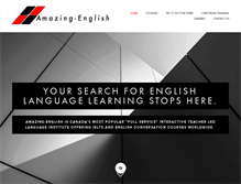 Tablet Screenshot of amazing-english.com